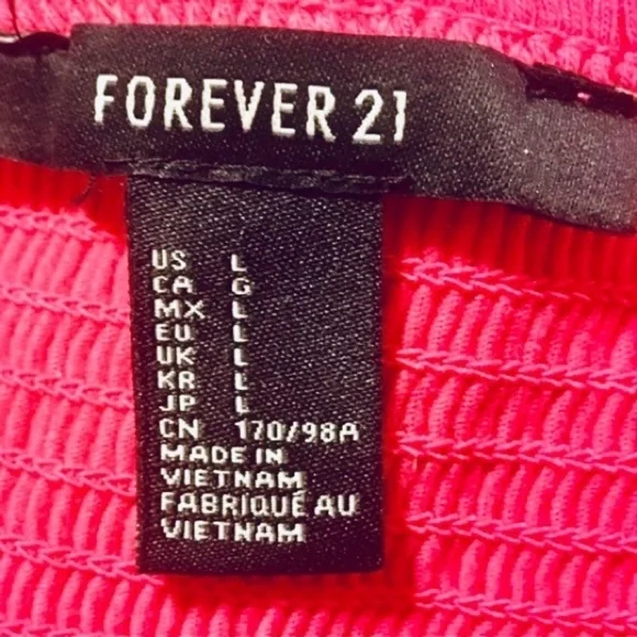 Sexy Hot Pink Crop Top NEW WITHOUT TAGS - Picture 7 of 7